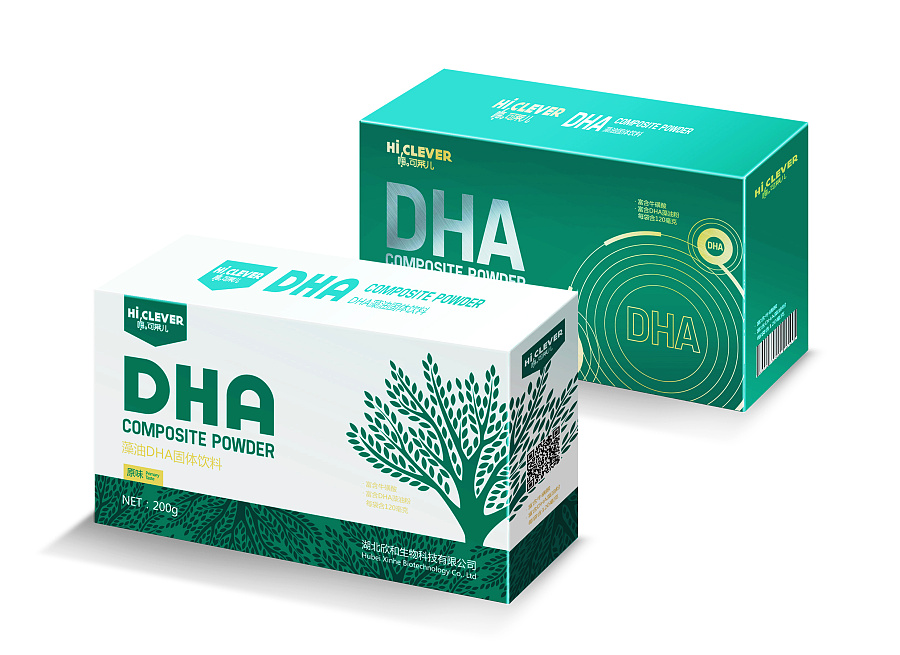 藻油DHA固体饮料包装|包装|平面|泛众品牌策划 - 原创设计作品 